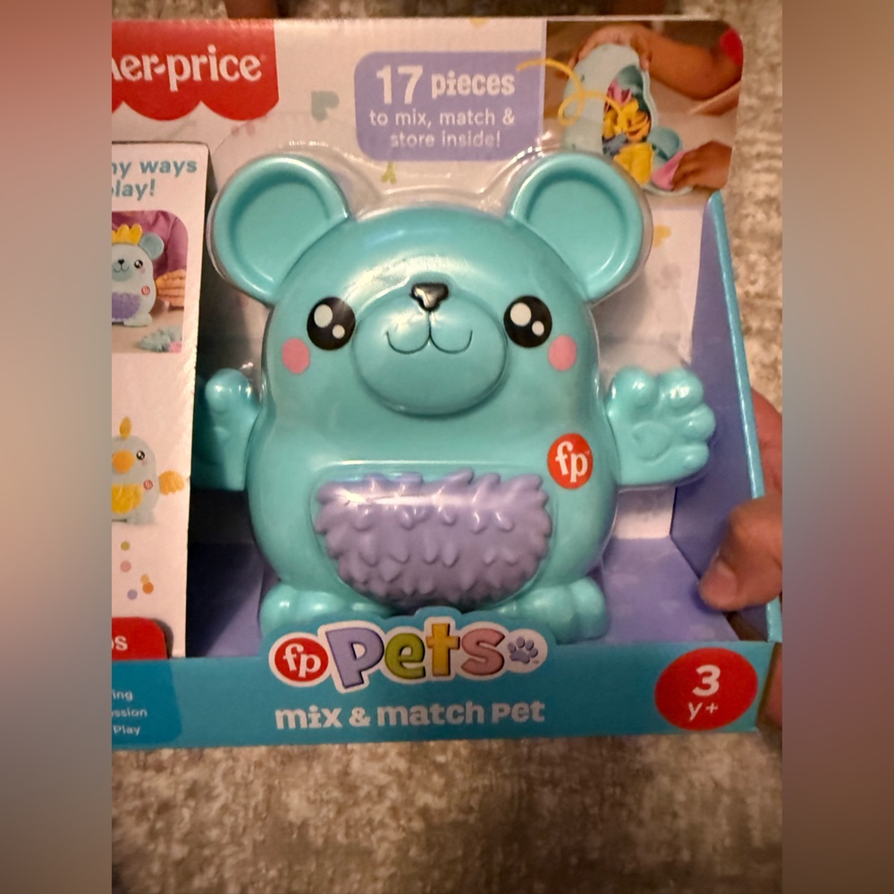 Mattel Fisher-Price Mix & Match Pet - Light Blue and Lavender - Picture 4 of 5